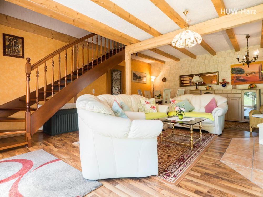 Idyllisches Ferienhaus Bei Wernigerode Benzingerode Экстерьер фото